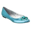 Sigerson Morrison for Target® Rocksie Jeweled Flats - Aqua/ Green