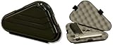 Plano Molding Co SHAPED PISTOL CASE SMALL BLACK Two Layers Of High-Density Foam Comfortable