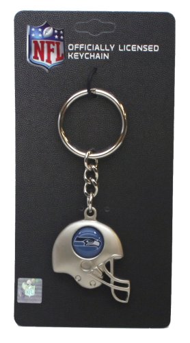Seattle Seahawks - NFL Silver Helmet Keychain