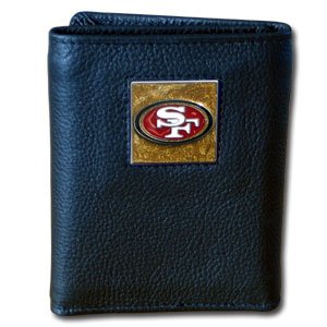 San Francisco 49ers Leather Trifold Wallet