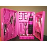 26pc Think Pink Mini Tool Set by LadiesToolsOnline.com