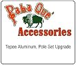 Paha Que Tepee Aluminum Pole Set Upgrade