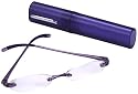 Select-A-Vision Flexi Light Reading Glass with Matching Case, Purple, +1.00