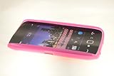 Blackberry Torch 9850 / 9860 TPU Hard Skin Back Cover for Neon Pink
