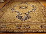 12x18 Hand Knotted Tabriz Pakistan Rug - 12'1x18'0
