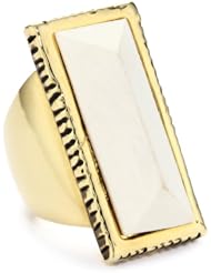 Jenny Bird Ivory Woodset Ring, Size 6