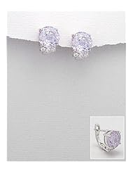 CZ Earrings In 92.5 Sterling Silver