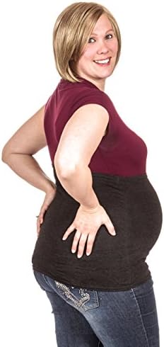 Buttercup Baby Women's Maternity Belly Bands - Large Charcoal Grey