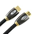 Cablesson Pro Gold Black C�ble HDMI 1.4a Blind�/Tress� 3 m Noir
