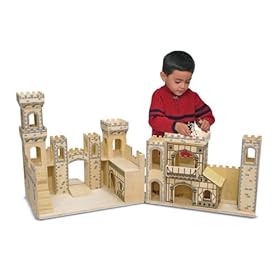  Melissa & Doug Deluxe Folding Medieval Castle