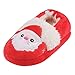 Annnowl Toddler Boys Girls Santa Claus Christmas Shoes Winter Warm Slippers (15/16 (US Size 7-8) (Insole Length-15.5 cm), Santa)