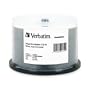 Verbatim 94755 700 MB 52x 80 Minute DataLifePlus White Inkjet and Hub Printable Recordable Disc CD-R, 50-Disc Spindle