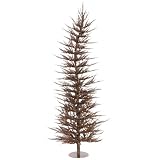 Vickerman 18634 - 3' x 17 Mocha Laser 50 Clear Lights Christmas Tree (B101931)