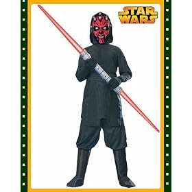 Rubies Costume Star Wars Child's Darth Maul Costume, Medium