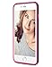 iPhone 6S Case, LoHi Apple iPhone 6 Case Soft Touch [Ultra Slim-Fit] Shock Absorbing Scratch Resistant Flexible TPU Bumper Cover Case for iPhone 6S 6 - Hot Pink/Black
