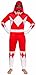 Power Rangers Red One Piece Hooded Lounger