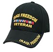 Delux Military Law Enforcement Cap Hat- Iraqi Freedom Veteran