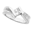 Platinum Diamond Solitaire Engagement Ring - 0.50 Ct.