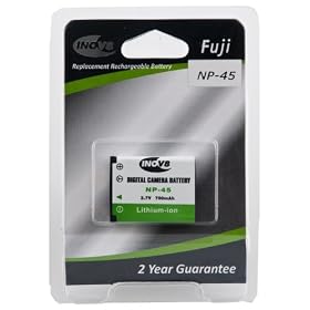 Inov8 Fuji NP-45 / Kodak Klic 7006 Replacement Digital Camera Battery 700mAh 3.7v Li-ion 2 year warranty