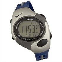 Nike Midsize WR0031-410 Triax 35 Regular Multi-Function Blue Plastic Watch