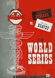 baseball Cleveland Indians vs Boston Braves poster 1948