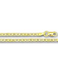 10K Yellow Gold Mariner Link Chain - Width 1.7mm