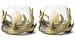 Set of 10 Deer Antler Hunting Wedding Party Candle Holders