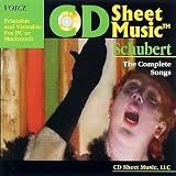 CD Sheet Music シューベルト歌曲全集