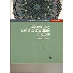 Elementary and Intermediate Algebra , University Of Phoenix, Special Edition Series