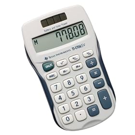 Texas Intruments TI-1706SV Handheld Pocket Calculator by Texas Instruments