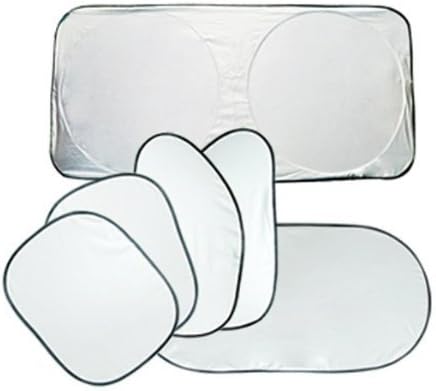 6Pcs Auto Visor Shield Cover Folding Silvering Reflective Car Window Sun Shade