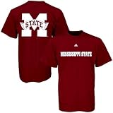 Adidas Mississippi State Bulldogs Maroon Prime Time T-shirt