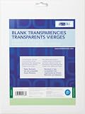 Yudu 8-1/2-Inch-by-11-Inch Blank Transparencies, 5 Pack