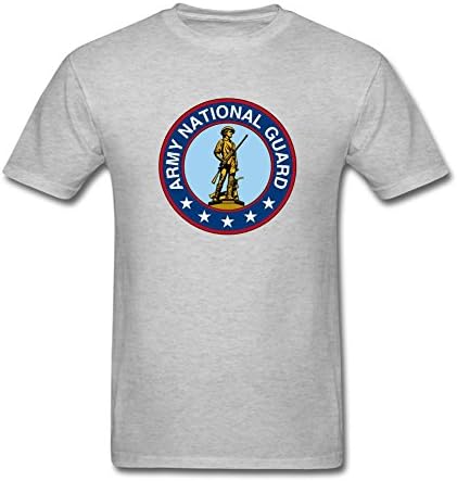 Susyrion Men's Alaska Army National Guard Basic Short Sleeve T-Shirt S