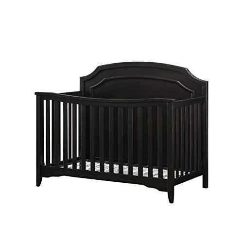 Baby Relax Lakeley 4in1 Convertible Crib, Dark Espresso InstaStore
