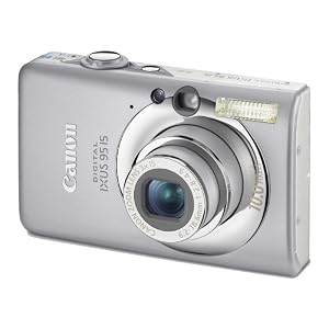 Canon Digital IXUS 95 IS Digitalkamera (10 Megapixel, 3-fach opt. Zoom, 6,4 cm (2,5 Zoll) Display, Bildstabilisator) Silver