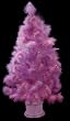 32" Purple Feather Fiber Optic Christmas Tree #1789-32PR