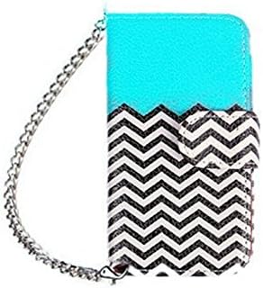 JASTIT For Samsung Galaxy S3 Mini i8190 Chevron Waves Pattern Design PU Leather Magnet Wallet Creadit Card Holder Flip Stand Case Cover