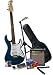 PAC012 Solid Body Electric Guitar Dark Blue Metallic