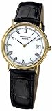 Raymond Weil Tradition Roman Gold Marker 31mm Watch - White Dial, Black Leather Strap 5514-P-00301