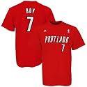 adidas Portland Trail Blazers #7 Brandon Roy Red Net T-shirt
