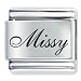 Jewelry : Name Missy Italian Charms Bracelet Link