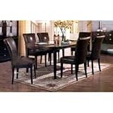 IMAGE OF DINING TABLE AND CHAIRS CHERRY FINISH