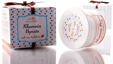 Eye Contour Cream with Sea Buckthorn - RHAMNIA bynata - Normal to Dry Skin - 15 ml - Natural Skincare for dark circles and puffiness