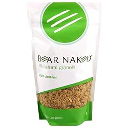 Bear Naked All-Natural Granola, Apple Cinnamon, 12-Ounce Bags (Pack of 6)