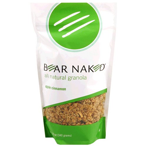 Bear Naked All-Natural Granola, Apple Cinnamon, 12-Ounce Bags (Pack of 6) by Bear Naked