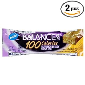Balance Bar Nutrition Energy Snack Bar, Peanut Butter Crisp, .98-Ounce Bars in 15-Count Boxes (Pack of 2)