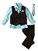 Spring Notion Baby Boys' 5 Piece Pinstriped Vest Set