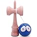 Kaleb Kendama With Blue Smiley Face Ball And Extra String
