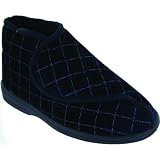 Mirak Alfie Touch Fastening Bootee / Mens Slippers / Velcro Mens Bootee